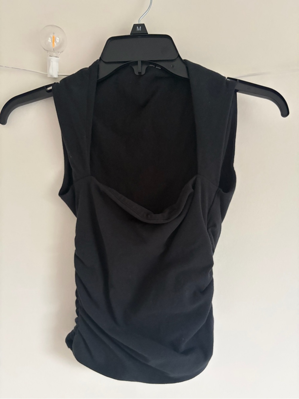 Black Abercrombie Square neck top